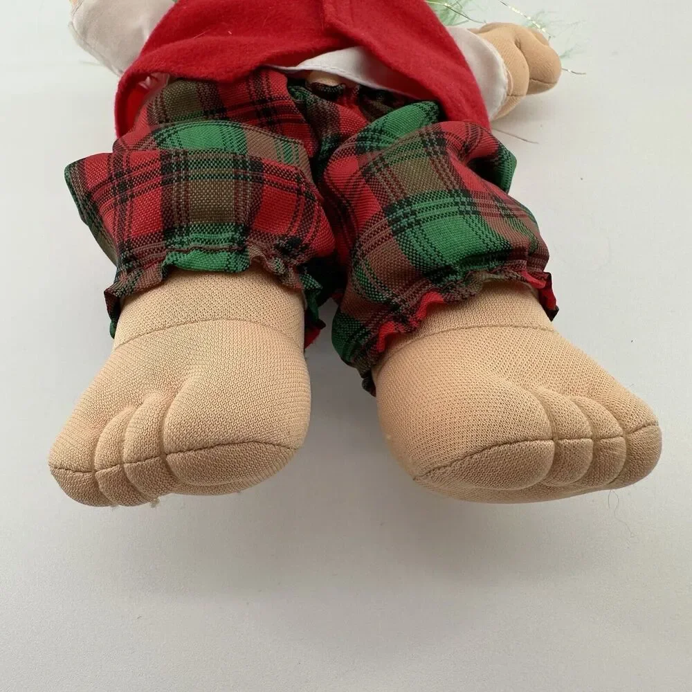 Vintage Russ Troll Kids Doll 10 Inches‎ Plush Green and Silver Hair Soft Body